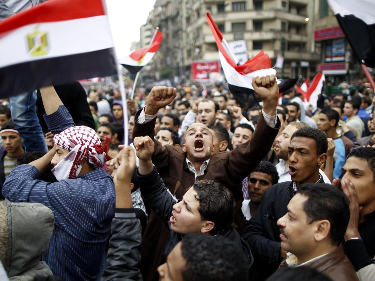 Manifestations en Égypte